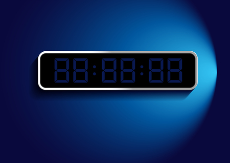 Digital Number Background, Vector illustration. you can place relevant content on the area.のイラスト素材