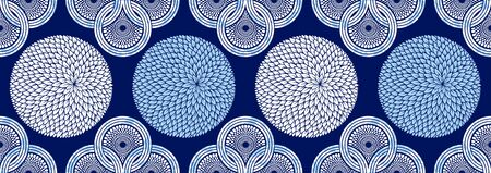 Textile fashion african print fabric, abstract seamless pattern, vector illustration file.