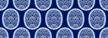 Textile fashion african print fabric, abstract seamless pattern, vector illustration file.