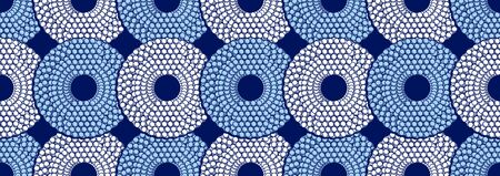 Textile fashion, african print fabric, abstract seamless pattern, vector illustration file.