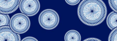 Textile fashion, african print fabric, abstract seamless pattern, vector illustration file.