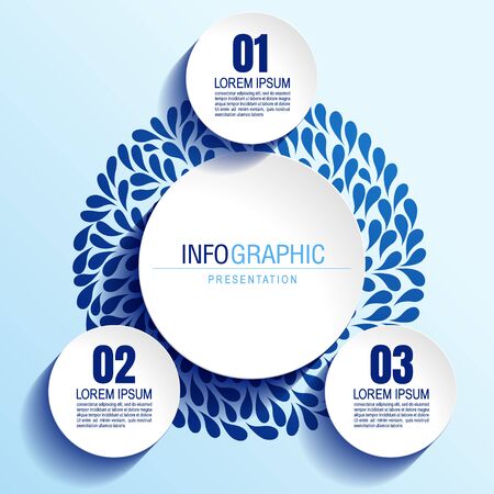 infographics business, process chart design template for presentation. abstract timeline elements, You can place relevant content in the area, vector illustration.のイラスト素材