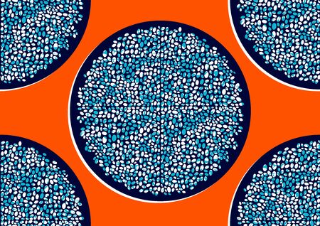 textile fashion, african print fabric, abstract seamless pattern, vector illustration file.