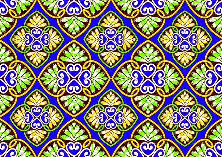 african fashion seamless pattern, vector illustration file.のイラスト素材