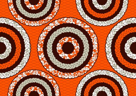 african fashion seamless pattern, vector illustration file.のイラスト素材