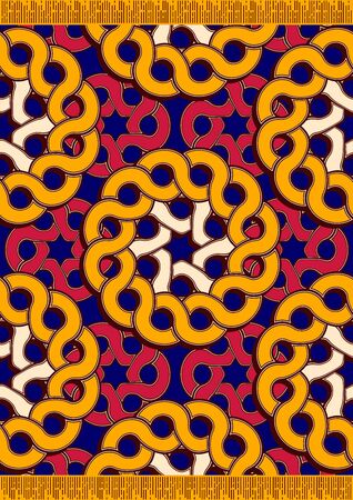 african fashion seamless pattern ornament in vibrant colours., picture art and abstract background,...