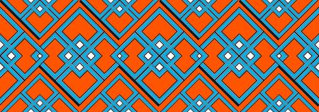 Seamless Pattern, Printed fabric, local textile of Africa, picture art and abstract background, Used...