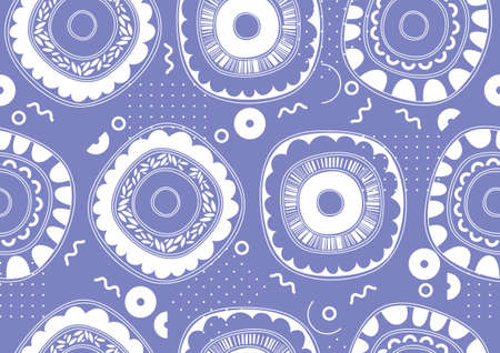 african seamless pattern, picture art and abstract background.