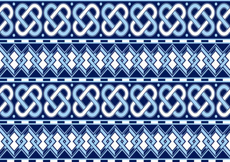 african seamless pattern, picture art and abstract background.のイラスト素材