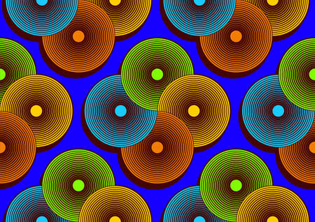 circle african seamless pattern, picture art and abstract background.