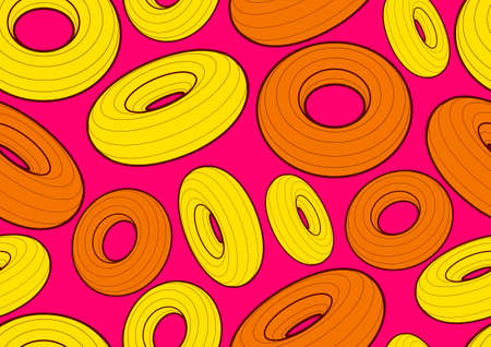 african seamless pattern, picture art and abstract background.のイラスト素材