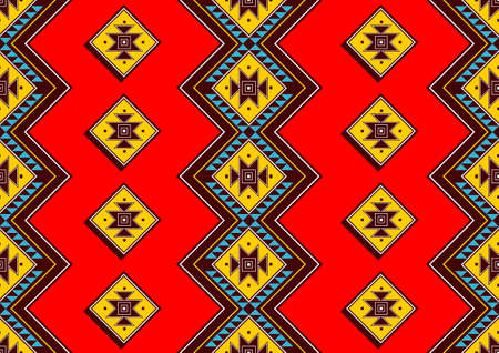 Native african seamless pattern, picture art and abstract background.
