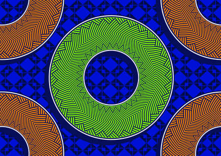 circle african seamless pattern, picture art and abstract background.