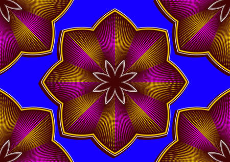 seamless pattern of african abstract circle and point, neat lines and  curves, abstract art and...