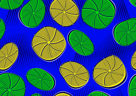seamless pattern of african abstract circle, abstract art and background, fashion artwork for print,...