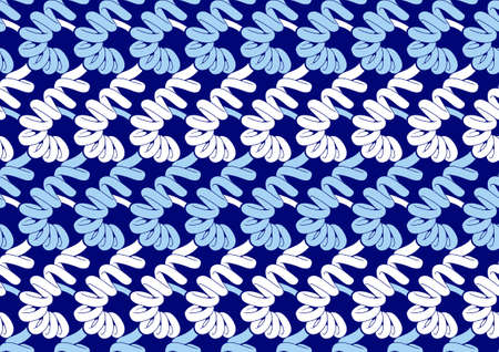 Curved Line Pattern, africa textile art, fashion background artwork for print, vector fileのイラスト素材