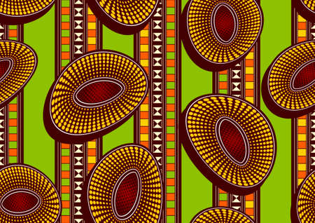 africa abstract seamless pattern, tribal textile art, hand-draw background vibrant colors, fashion...