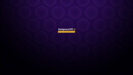 purple flowers abstract background, luxury design abstract royal banner template, backdrop mockup for website, stage, cardのイラスト素材
