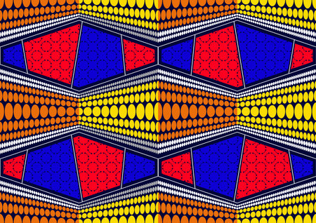 polka dots design, abstract african pattern background, textile art, tribal abstract hand-draw, hawaii summer fashion artwork for Fabric print, clothes, scarf, shawl, carpet, bagのイラスト素材