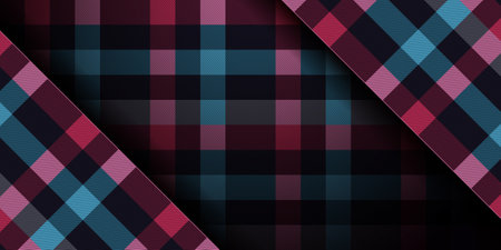 plaid background, fabric, textile design, luxury design, abstract royal banner template, boutique backdrop mockup for website, stage, card&#xA;のイラスト素材