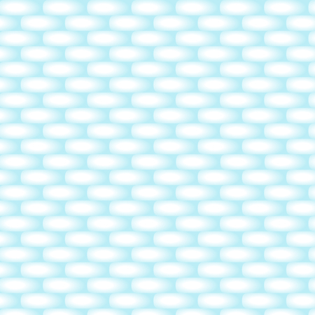 Snow brick wall background. Blue winter cold background. Vector Illustrationのイラスト素材