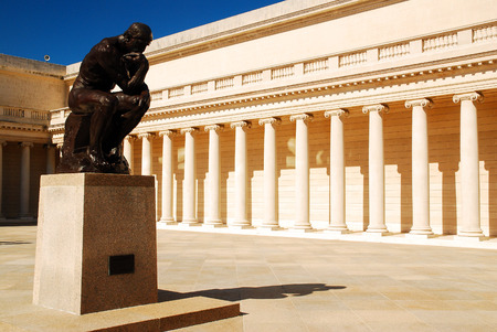 Rodin at San francisco Legion of Honorのeditorial素材