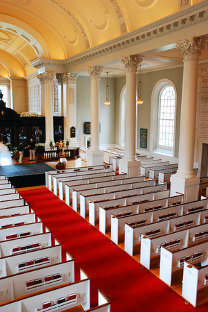 Interior of the Memorial Chapel, Harvard Universityのeditorial素材