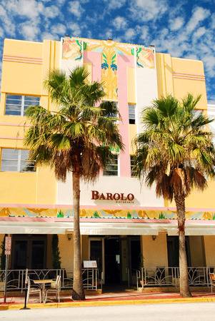 Barolo, Art Deco Historic District, Miami Beachのeditorial素材