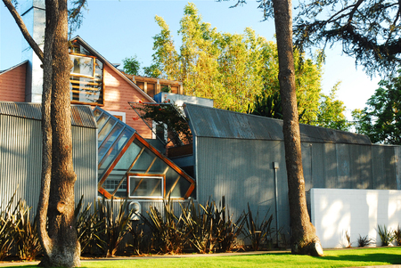 The Home of Frank Ghery, Santa Monicaの写真素材