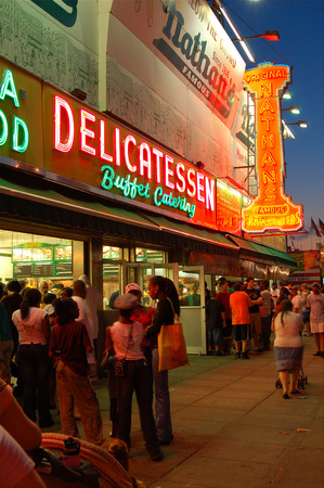 Nathans, Coney Islandのeditorial素材