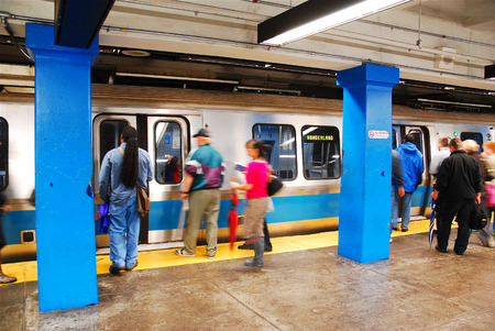 Commuting on the Blue Line