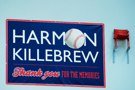 Seat Marking Harmin Killebrew's last Home Run remains at the Mall of America in Minnesota