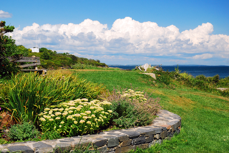Garden on the Coastの写真素材