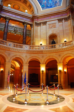 The Rotunda of the Minnesota State Capitol, St Paulのeditorial素材
