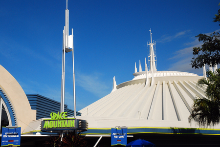 Space Mountain at Walt Disney Worldのeditorial素材