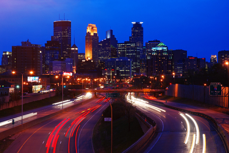 Skyline of Minneapolis, Minnesotaのeditorial素材