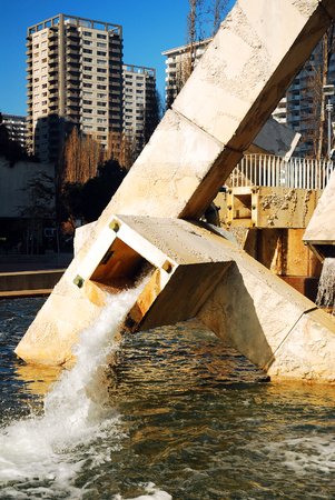 The Contorversial Vallencourt Fountain in San Franciscoのeditorial素材