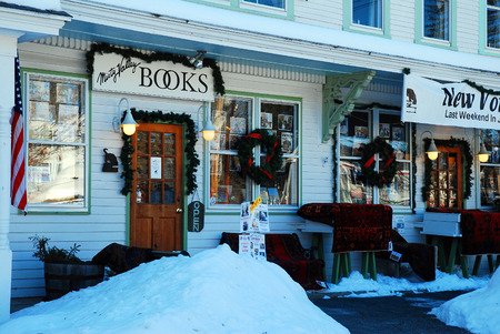 Holiday season in a small New England townのeditorial素材