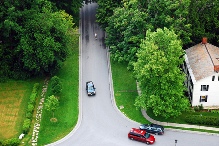 Aerial suburbiaのeditorial素材