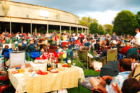 Evening Dinner and Concert at Tanglewoodのeditorial素材