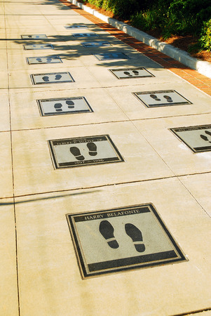 African American Walk of Fame at the Martin Luther King Center for Non-Violenceのeditorial素材