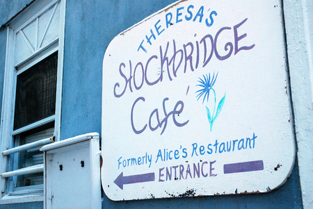 The Stockbridge Cafe, formerly Alice's Restaurant, Made Famous in a Song by Arlo Guthrieのeditorial素材