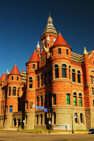 Historic Old Red Courthouse, Dallas, Texasのeditorial素材