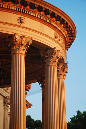 Columns and Rotuda of Vanderbilt Mansion in Hyde Parkのeditorial素材