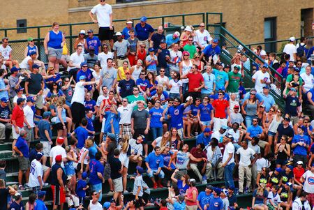 As per tradition, when the opposing team hits a home run, the Wrigley Field fans will throw the ball...