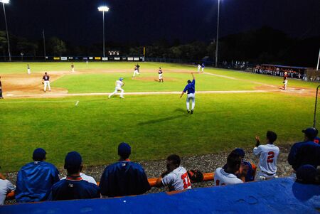 Rounding Third, and Headed for Home in the Cape Cod Baseball Leagueのeditorial素材