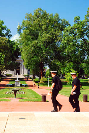 Midshipmen at the US Naval Academy