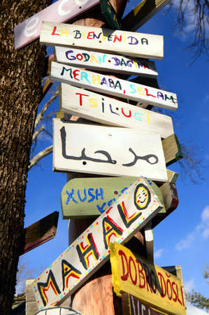 Folks are thanked in many different languages