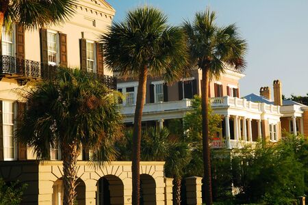Antebellum Archetecture of Charlestonの写真素材