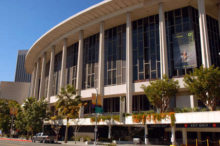 The Dorothy Chandler Auditorium is one of the top classical and ballet performance halls in Los Angelesのeditorial素材
